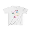 Luz&Pos Unisex Çocuk Baskılı T-shirt - Beyaz
