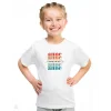 Luz&Pos Unisex Çocuk Baskılı T-shirt - Beyaz