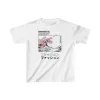 Luz&Pos Unisex Çocuk Baskılı T-shirt - Beyaz