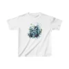 Luz&Pos Unisex Çocuk Baskılı T-shirt - Beyaz