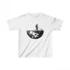 Luz&Pos Unisex Çocuk Baskılı T-shirt - Beyaz