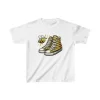 Luz&Pos Unisex Çocuk Baskılı T-shirt - Beyaz