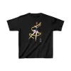 Luz&Pos Unisex Çocuk Baskılı T-shirt - Siyah