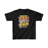 Luz&Pos Unisex Çocuk Baskılı T-shirt - Siyah