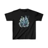 Luz&Pos Unisex Çocuk Baskılı T-shirt - Siyah