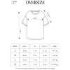 Luz&Pos Unisex Oversize Baskılı Bisiklet Yaka T-shirt - Siyah