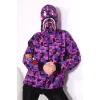 Luz&Pos Unisex Pubg Bape X Shark Hoodie - Mor