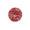 Uzun Boru Kesme Boncuk Çap 2mm Uzunluk 10 mm - 60 Gram - Kırmızı Beyaz - BNC278