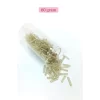 Uzun Boru Kesme Boncuk Çap 2mm Uzunluk 10 mm - 60 Gram - Şeffaf Bej - BNC276