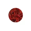 Uzun Boru Kesme Boncuk Çap 2mm Uzunluk 10 mm - 60 Gram - Şeffaf Kırmızı - BNC299