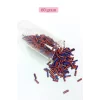 Uzun Boru Kesme Boncuk Çap 2mm Uzunluk 10 mm - 60 Gram - Turuncu Mavi - BNC277