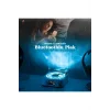 Waves Nostalji Plak Görünümlü Bluetooth Hoparlör 3d Ses Dalgası Retro Müzik Plak Mavi