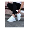 WG01 Beyaz Düz Erkek Casual Ayakkabı