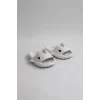 WG500 Köpekbalığı Beyaz Unisex Tam Ortopedik Terlik Shark Slides