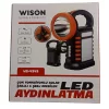 Wıson Ws-4343 Çok Fonksiyonlu Solar Şarjlı Powerbanklı Kamp Lambası