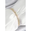 Xuping Pirinç Dorika Model Gold Renk Kadın Bileklik