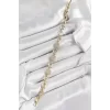 Xuping Pirinç Kalp ve Daire Model Gold Renk Kadın Bileklik
