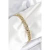 Xuping Pirinç Klasik Zincir Model Gold Renk Kadın Bileklik