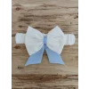 Luz&Pos Yenidoğan Bal Peteği My Prince Taç Nakışlı Delüks Kundak Bebek Battaniyesi Mavi