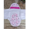 Luz&Pos Yenidoğan İlk Baharın Ceylanı Nakışlı Çıt Çıt Kapama Bebek Kundak Pembe