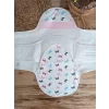Luz&Pos Yenidoğan İlk Baharın Ceylanı Nakışlı Çıt Çıt Kapama Bebek Kundak Ekru