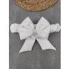 Luz&Pos Yenidoğan Kumru Plazma Taçlı Lüks Kundak Bebek Battaniyesi Ekru