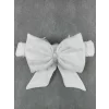 Luz&Pos Yenidoğan Kumru Soft Cotton Taç Nakışlı Trilüks Kundak Bebek Battaniyesi Ekru