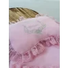 Luz&Pos Yenidoğan Sahra Taç Nakışlı Trilüks 2li Alt Açma Seti Pembe