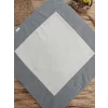 Luz&Pos Yenidoğan Teri Cotton Taç Nakışlı Prizma Taş Kundak Bebek Battaniyesi Krem