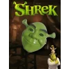 Yeşil Shrek Maskesi 21x25 Cm