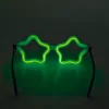 Yıldız Glow Gözlük - Yıldız Şekilli Glow Stick Gözlüğü - Glow Partisi Gözlük 12 Adet