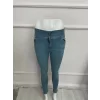 Yüksek Bel Likralı Jean Pantolon 90 Cm