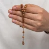 Luz&Pos Yuvarlak Kesim Açık Renk Kuka Tesbih