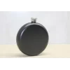 Yuvarlak Tekli Matara 8 Oz Siyah