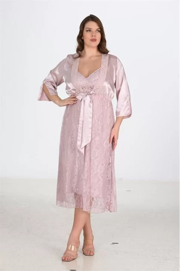 2li Pudra Sabahlık Takımı Bigsize 6220