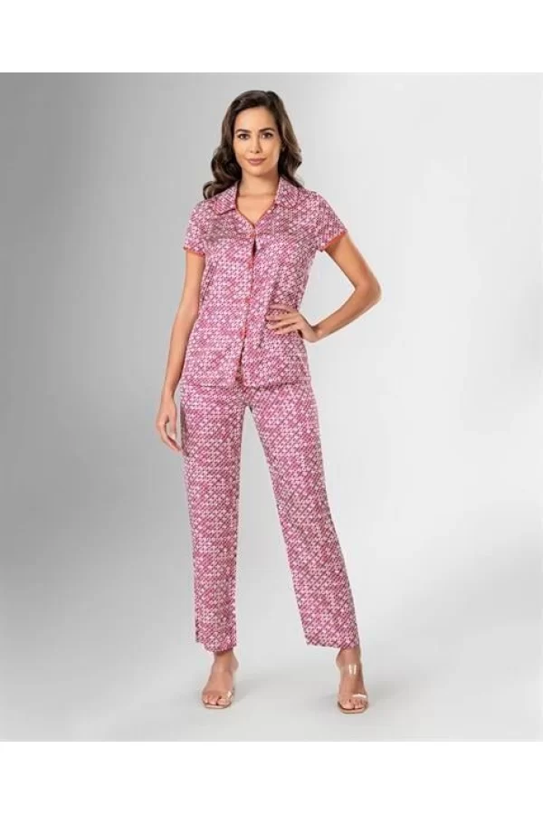 2li Saten Pijama Takımı