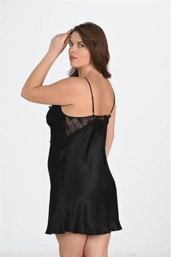 2li Siyah Sabahlık Takımı Bigsize 6213