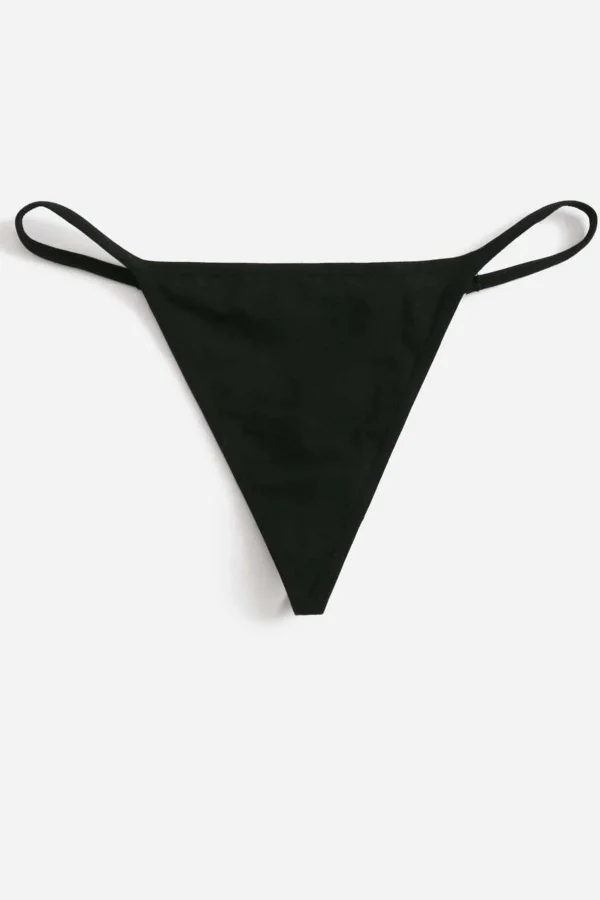 Arkası Sexy Yazılı Zincirli Fantezi Tanga Külot