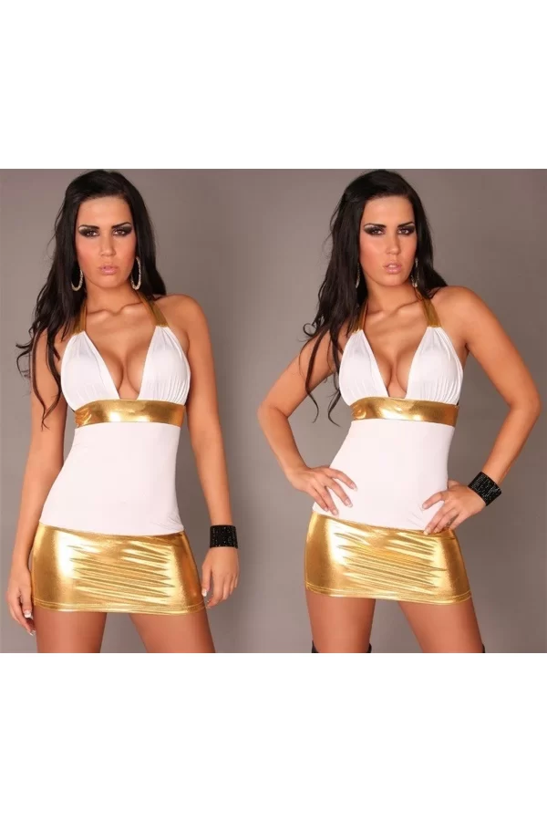 B100982 Seksi Mini Elbise