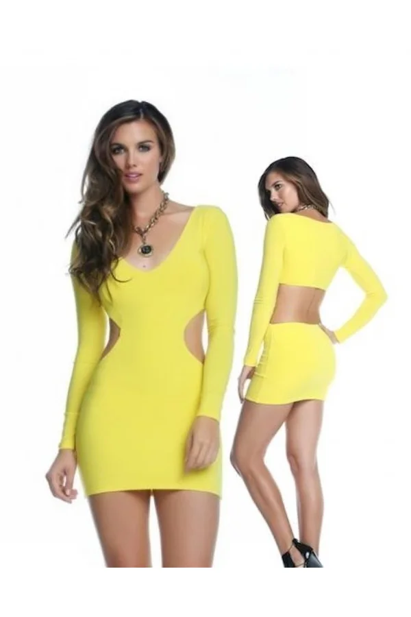 B101004 Seksi Mini Elbise