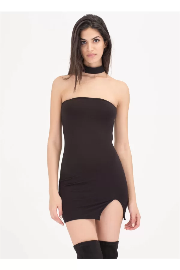 B101426 Dar Mini Elbise