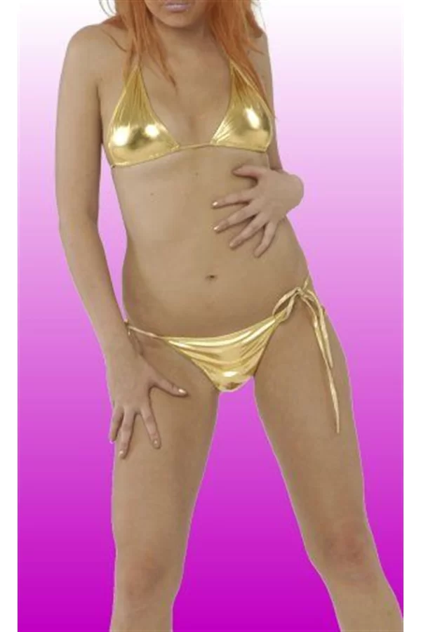 B120659 Lame Bikini Takım