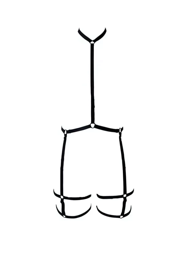 Bel - Boyun Ve Bacaktan Bağlamalı Harness Jartiyer - Brf150