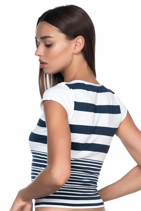 Beyaz-laci Mı Emay 5026 Soft Seamless T Shirt