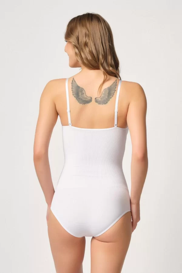 Beyaz Mı Emay 1925 Soft Pedli Çıtçıtlı Body