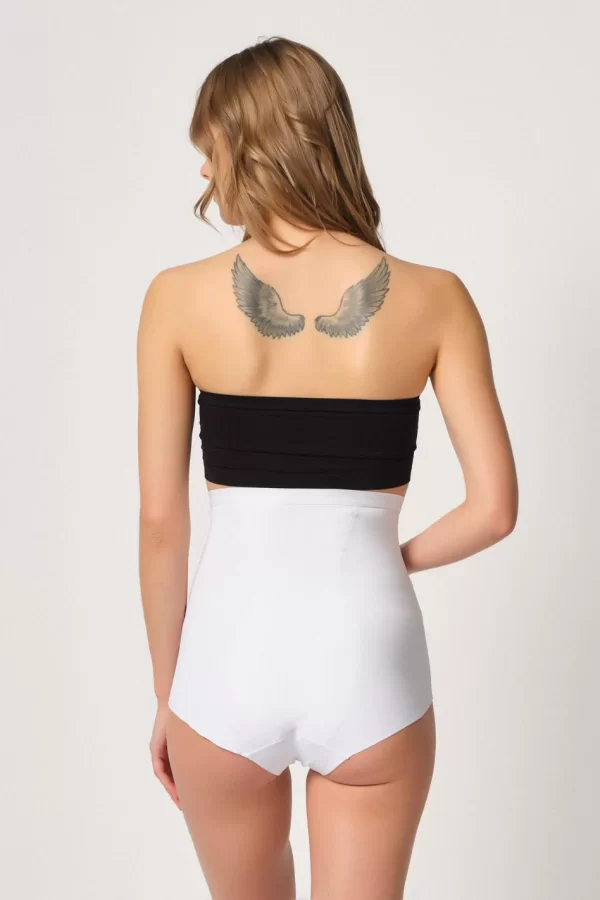 Beyaz Mı Emay 2931 Karın Balen Destekli Slip Lazer Korse