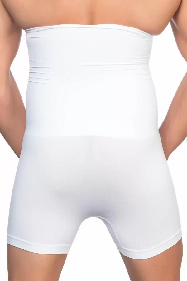 Beyaz Mı Emay E1005 Erkek Yüksek Bel Double Boxer Korse