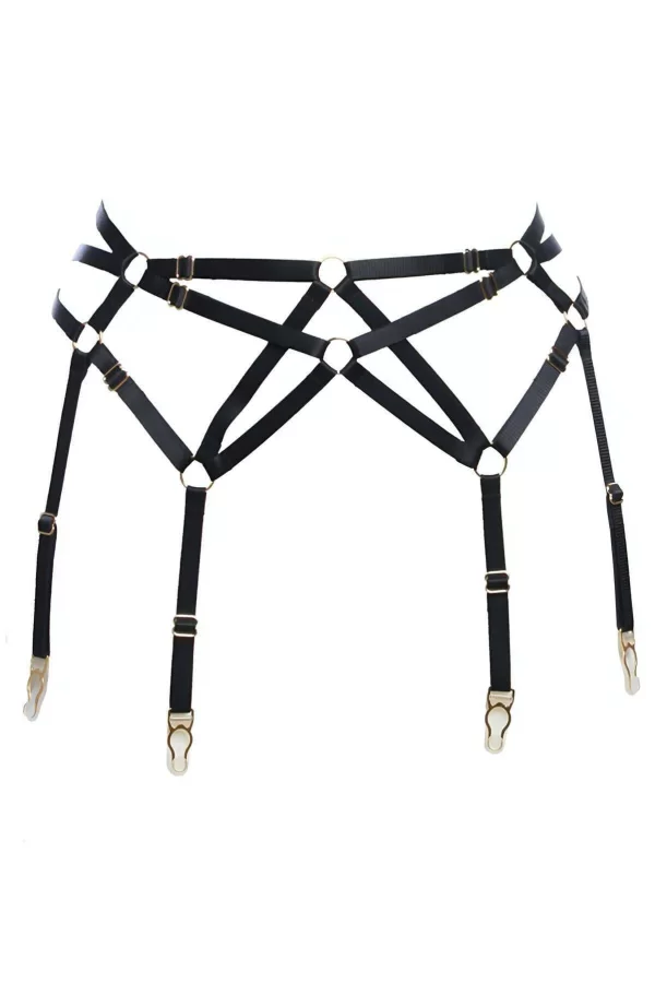 Çapraz Detaylı Şık Harness Jartiyer - Brf146