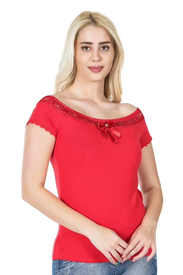 Dantelli Kadın Tişört 259