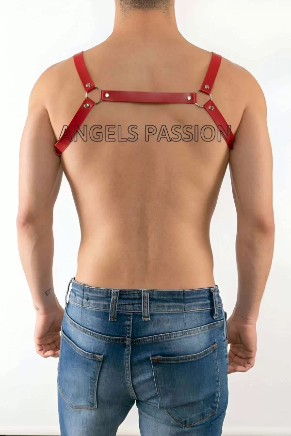 Deri Erkek  Fantazi Giyim, Seksi Deri Erkek  Harness - Brfm9